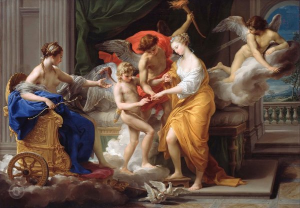 Помпео Батони «бракосочетание Амура и Психеи» (1756)