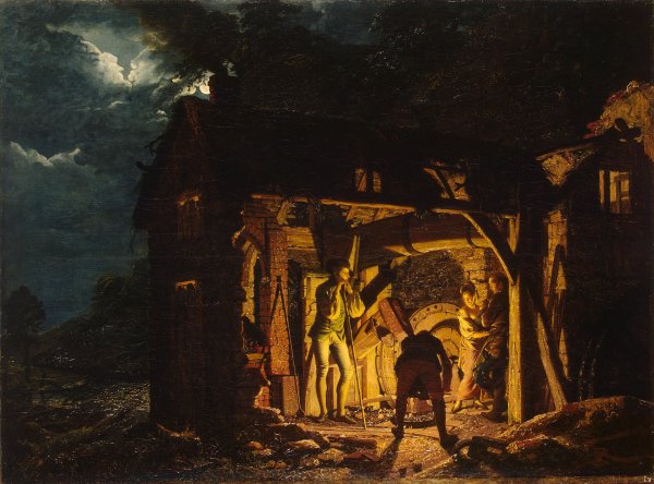 Джозеф Райт кузница Эрмитаж