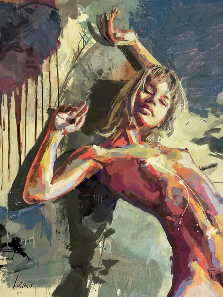 Художник Мариус Марковский