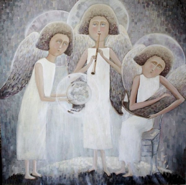 Ангелы художника Ермолаевой Анны