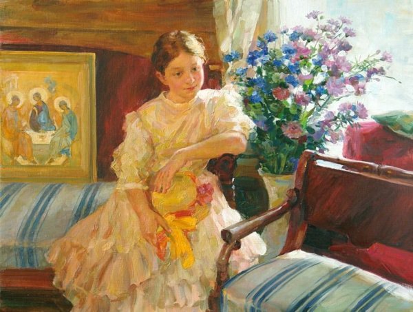 Этюд фигуры человека Академическая живопись