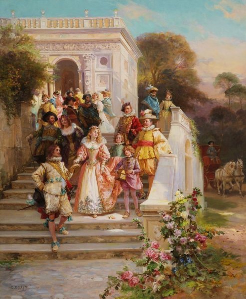 Итальянский художник Чезаре Аугусто Детти