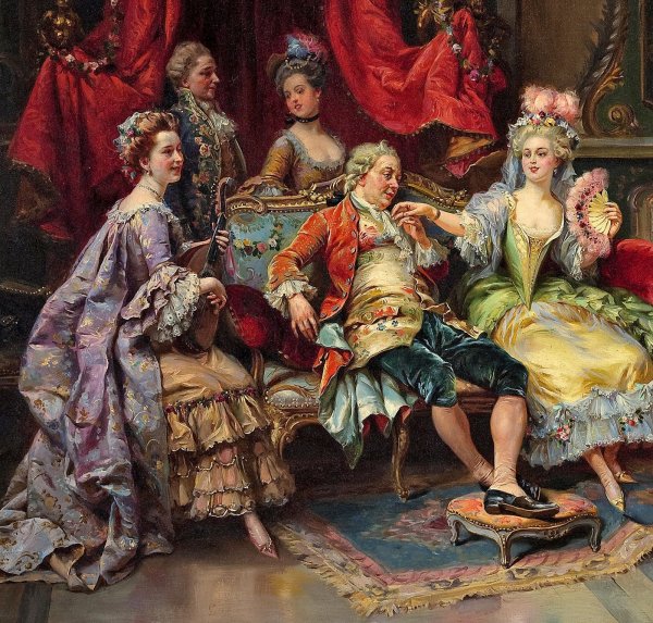 Жанровая живопись Cesare Auguste Detti