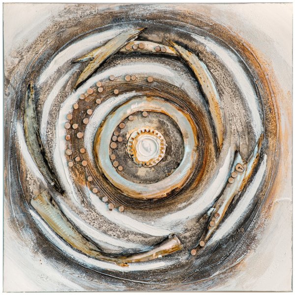 Картины с текстурной пастой и акрилом