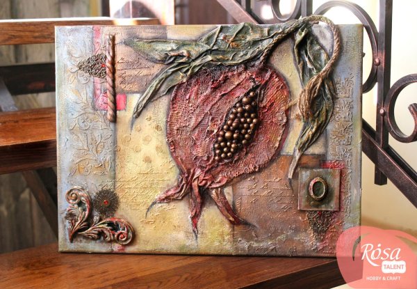 Круглые картины акрилом