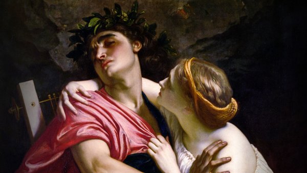 Фредерик Лейтон Орфей и Эвридика 1864