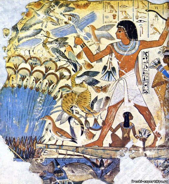 Фрески древнего Египта Абидос