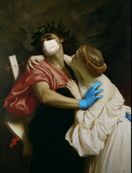 Фредерик Лейтон Orpheus and Euridice