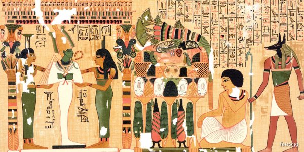 Осирис египетские фрески