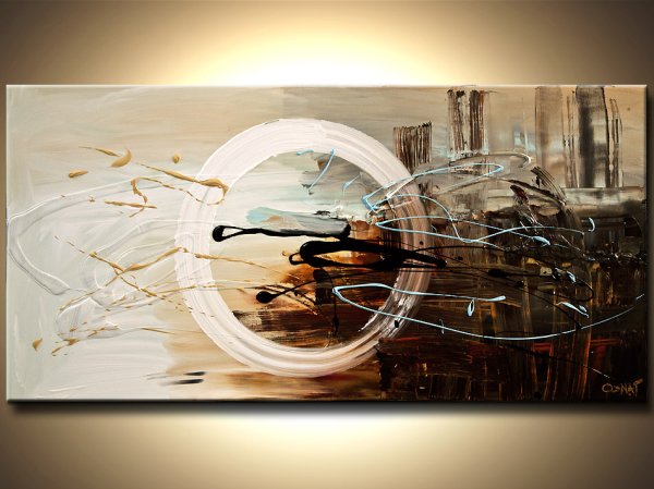 Картина горизонтальная абстракция
