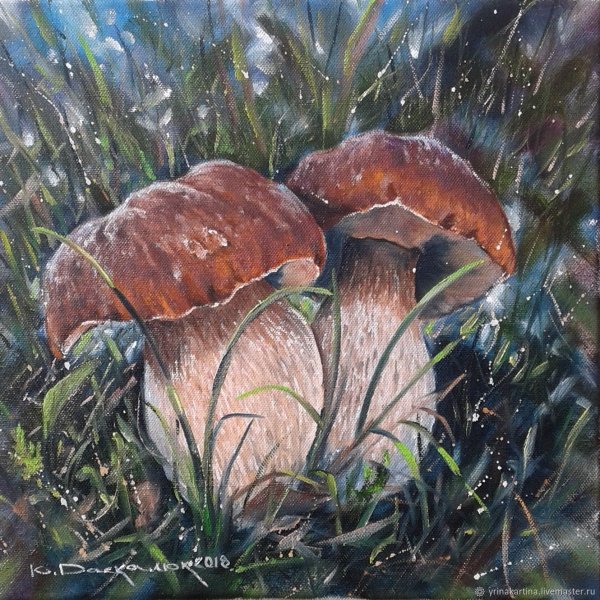 Грибы в живописи