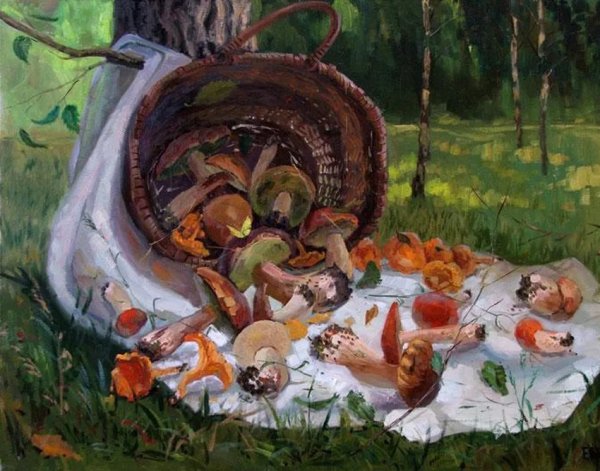 Художник Александр Александровский грибы картины