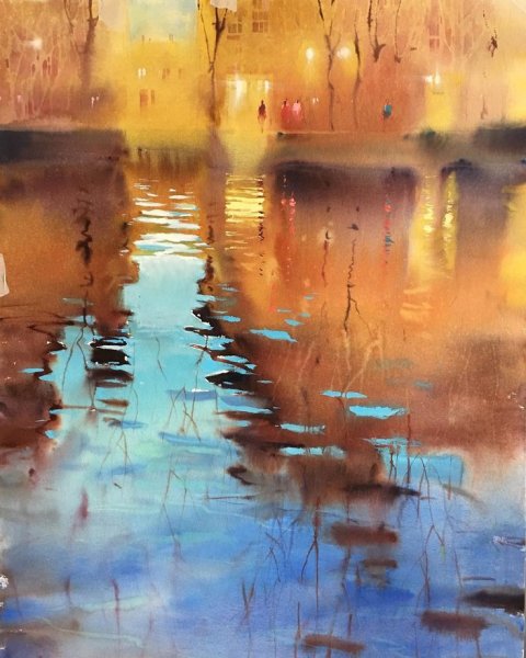 Художник Viktoria Prischedko акварель