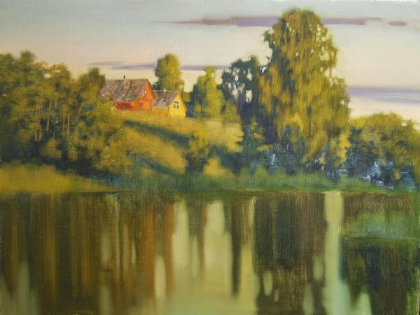 Отражение живопись