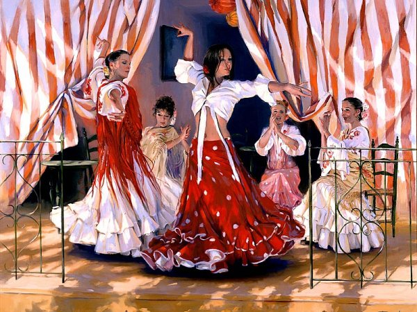 Испанский художник Рикардо Санз