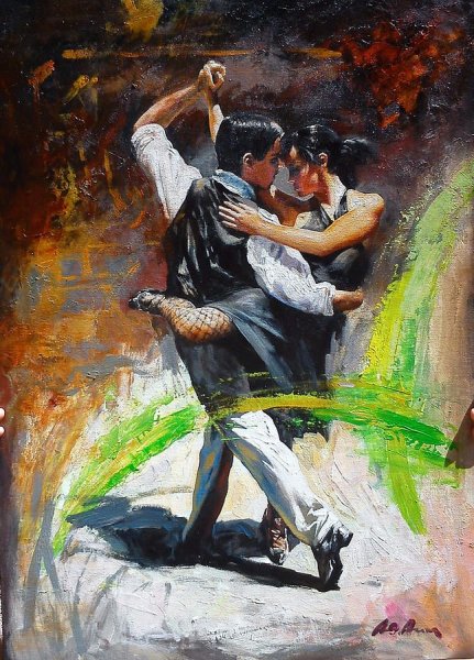 Испанский танец картина Импрессионисты