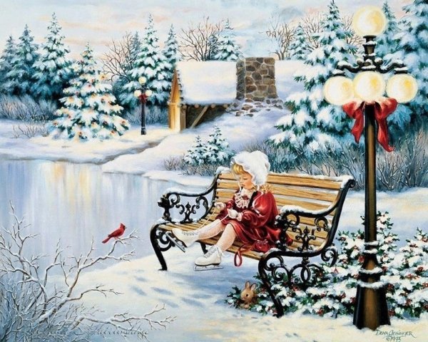 Художник Дона Гельсингер зима