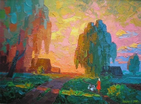 Колорит в пейзаже живопись