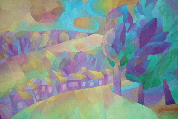 Теплые цвета в живописи