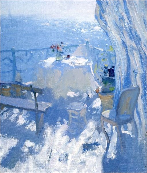 Пейзаж в холодном колорите