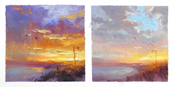 Контрастные цвета в живописи