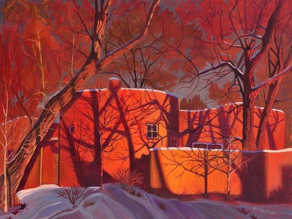 Пейзаж в холодных тонах