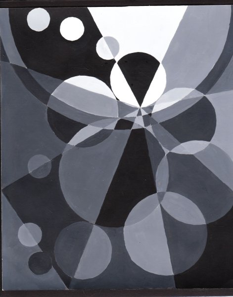 Абстракция из геометрических фигур