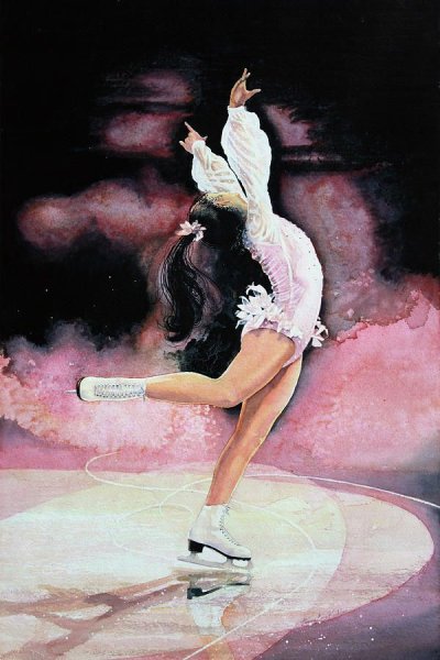 Фигуристка картина