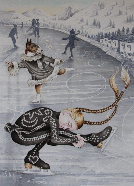 Коньки в живописи