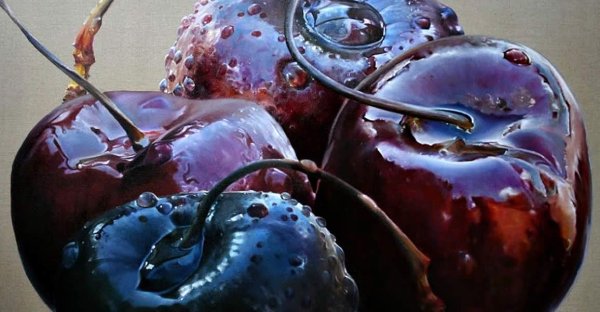 Акварель гиперреализм натюрморт