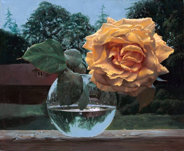 Розы художника Алексея Антонова