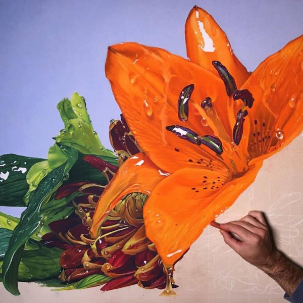 Художник гиперреалист Гиоджино Пассенеи