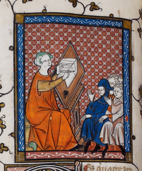 Готика живопись книжной миниатюры