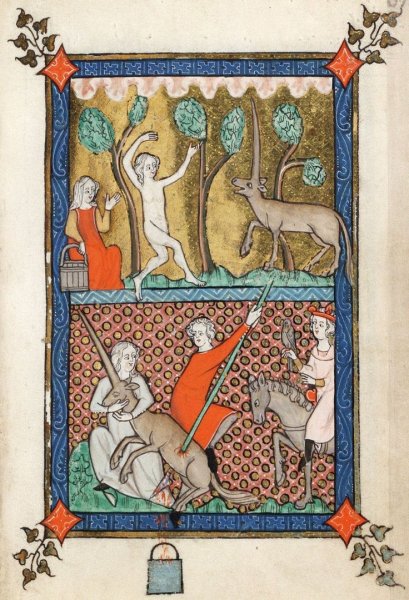 Рыцари на средневековых манускриптах