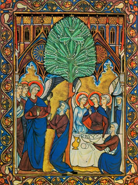 Готическая книжная миниатюра средневековья