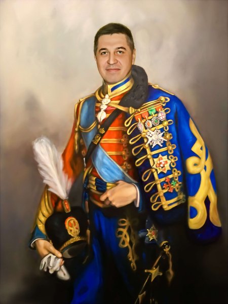 Русский Гусар 1812 портрет