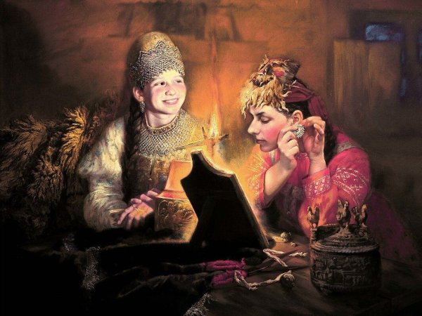 Сергеев Юрий художник святочные картины