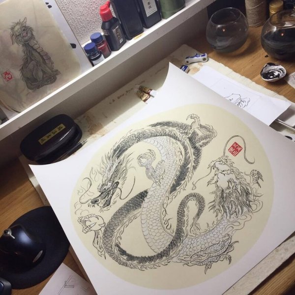 Березы в китайской живописи