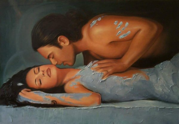 Мужчина и женщина живопись