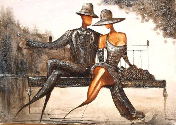 Панно мужчина и женщина