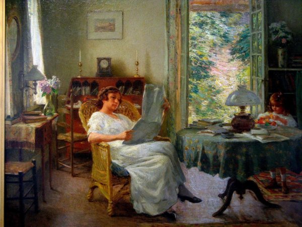 Американский Импрессионист Лерой Меткалф 1858-1925