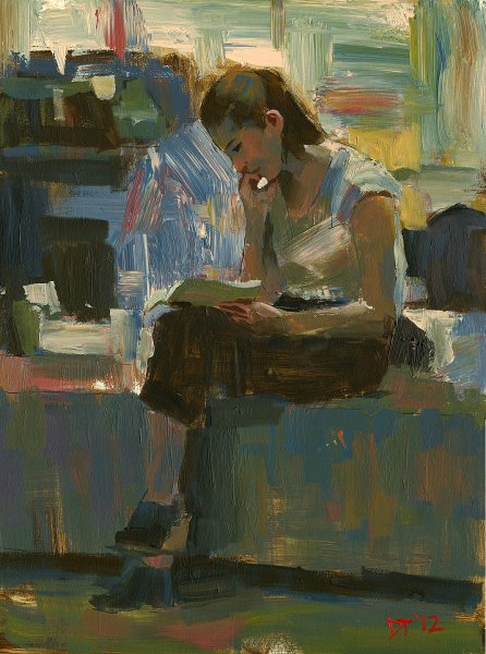 Фигура в интерьере живопись