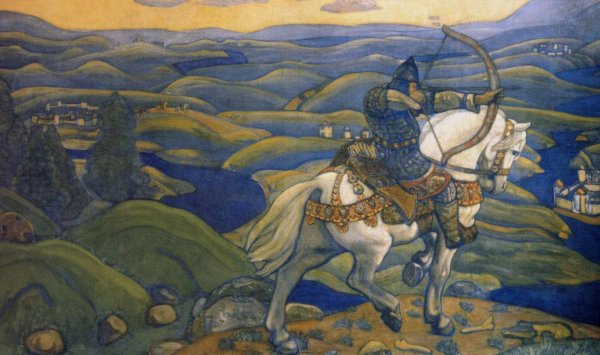 Илья Муромец картина Николая Рериха