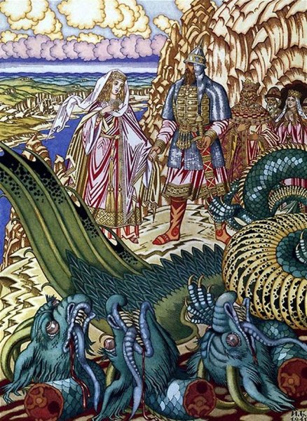 Иван Яковлевич Билибин змей Горыныч