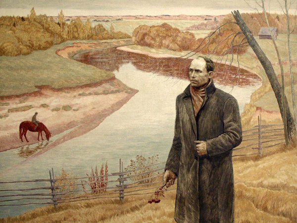Портрет Николая Рубцова поэта