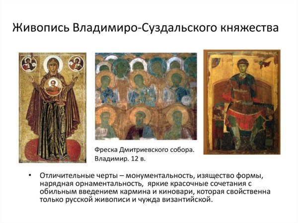 Искусство Владимиро Суздальской Руси 12-13 века