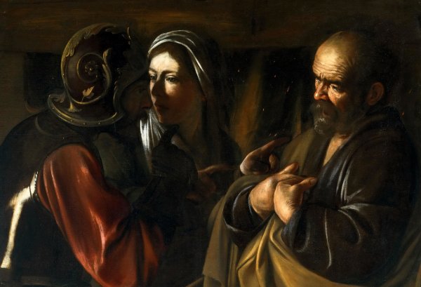 Отречение апостола Петра Караваджо