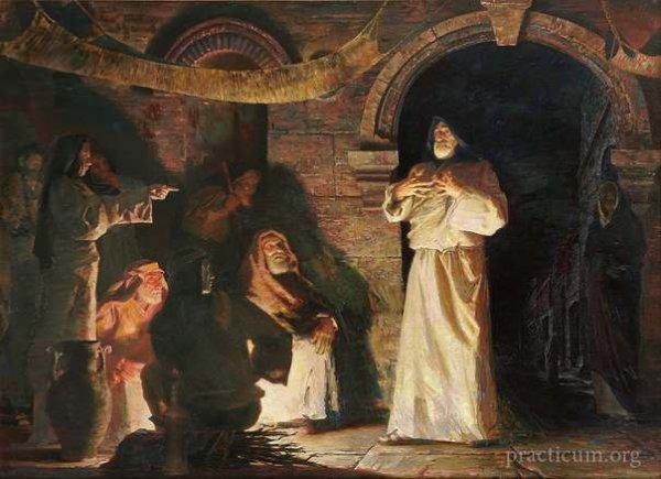 Отречение Петра картина Рембрандта