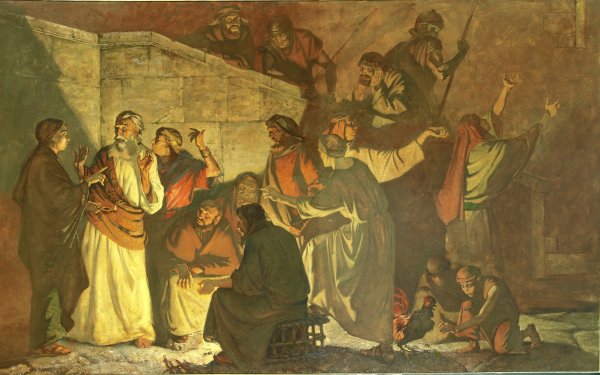 «Отречение св. Петра» (1610) Караваджо