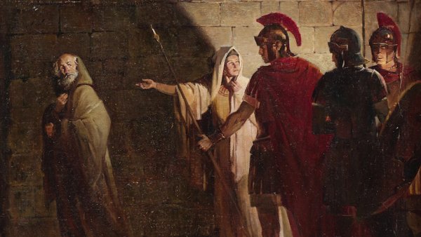 Караваджо отречение Петра